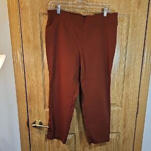 Counterparts Women's Ankle Pants in Rich Rust